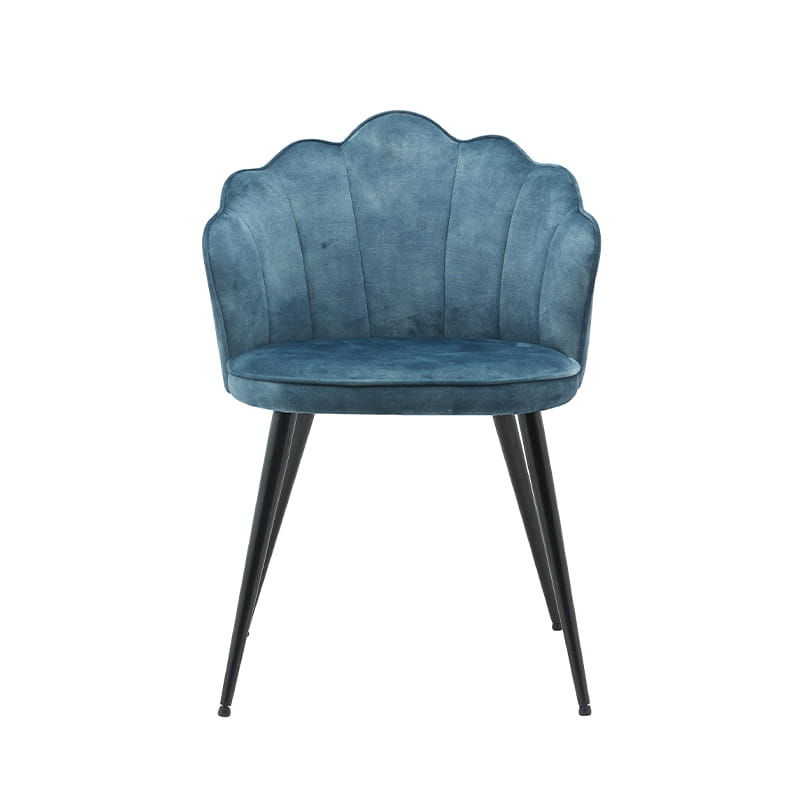 Clam shell design chair for dining room for used kitchen dining room  living room jewelry blue