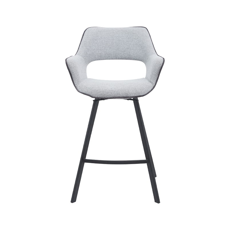 Modern bar stool in linen fabric for wholesaler