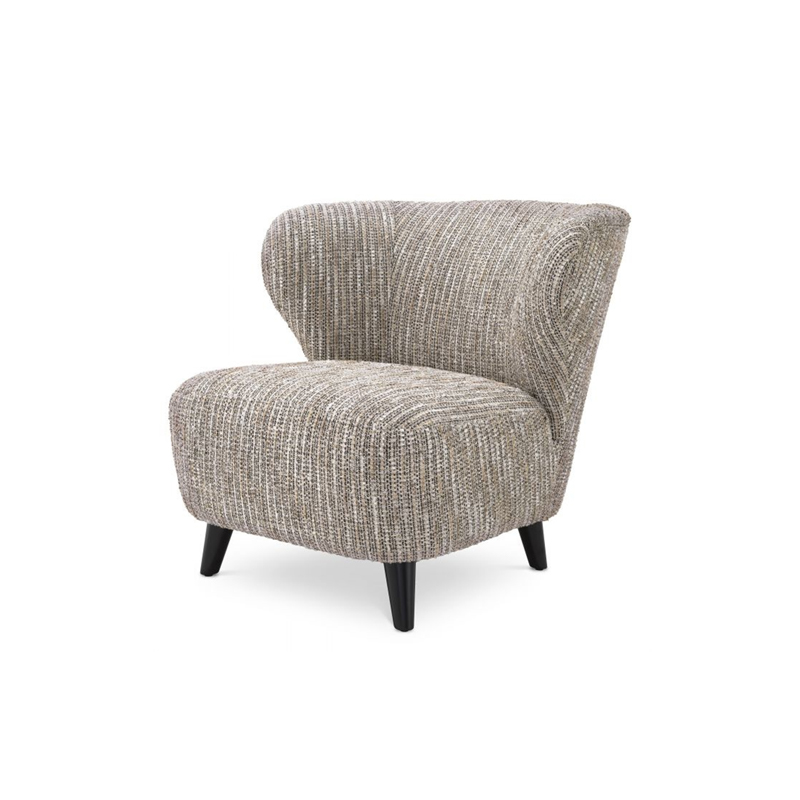 Modern Wing back Accent Chair Beige