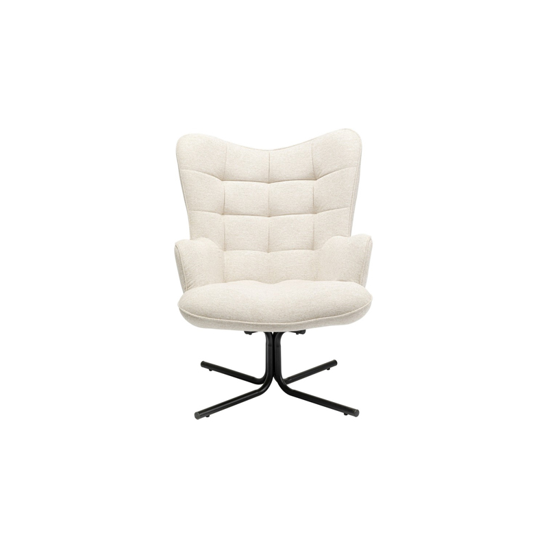 Contemporary Furniture Swivel Chair Swivel Armchair Boucle Cream